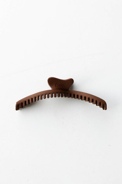 KAXI ORIGINAL WAVY HOLD EVERYTHING CLAW: CHOCOLATE BROWN