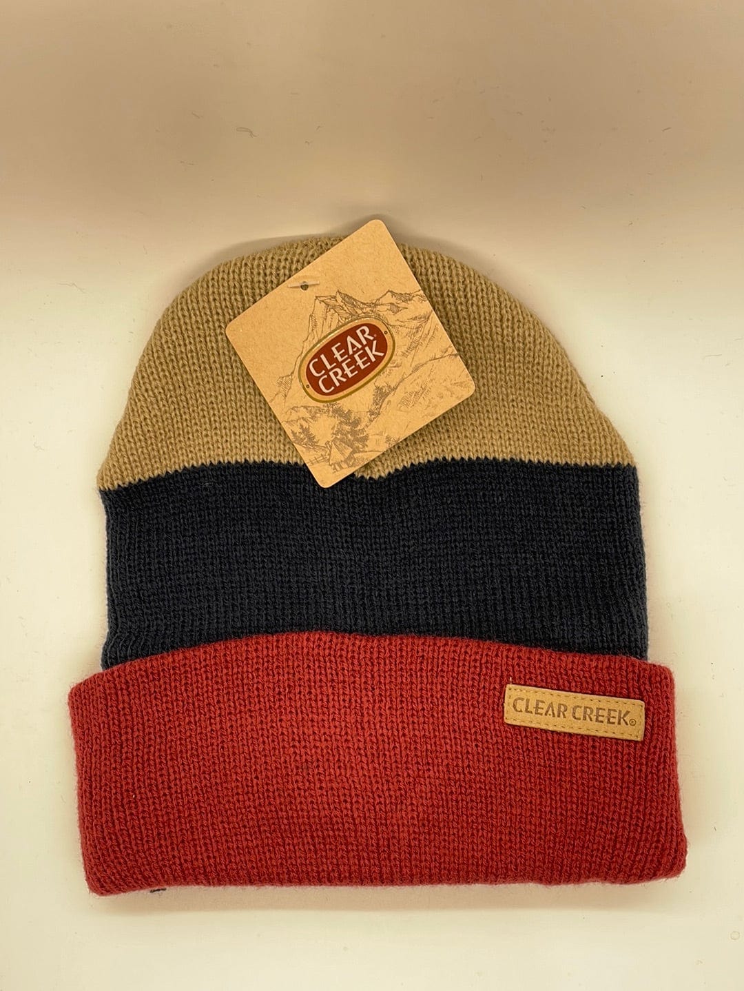 CC Navy Tri-Color Cuffed Hat