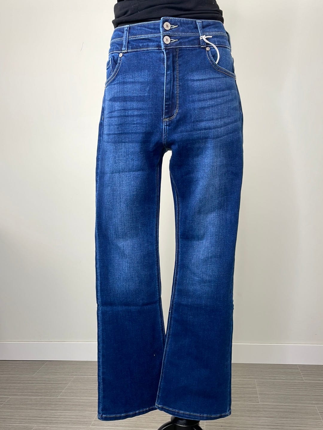 Medium Wash High Rise Skinny Bootcut