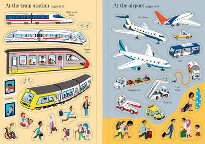 Little First Stickers Travel: Usborne