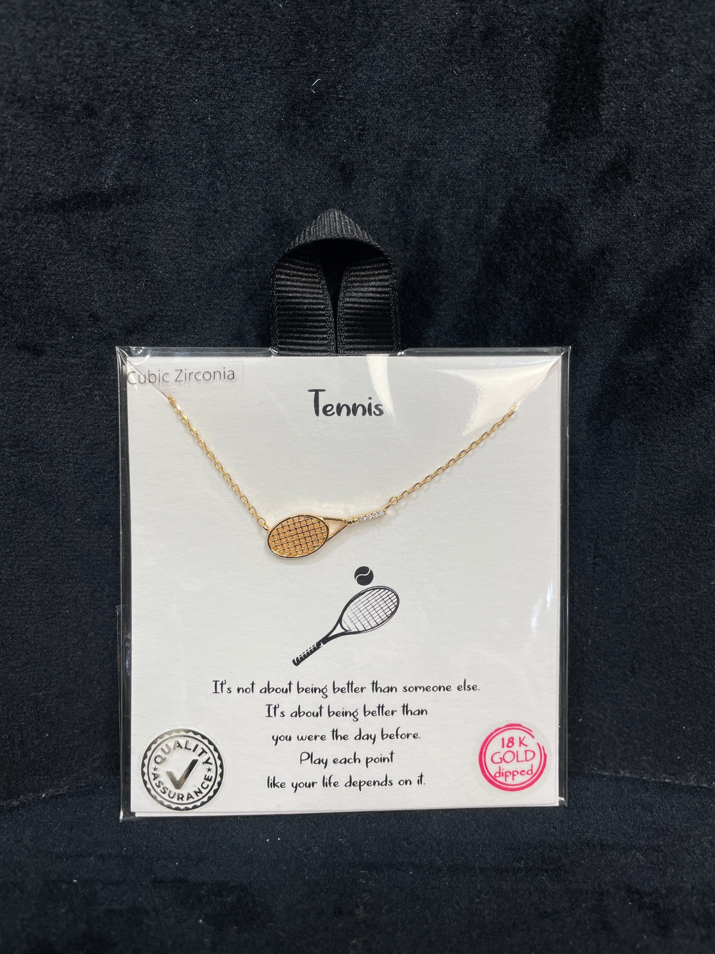 Tennis Necklace - Gold