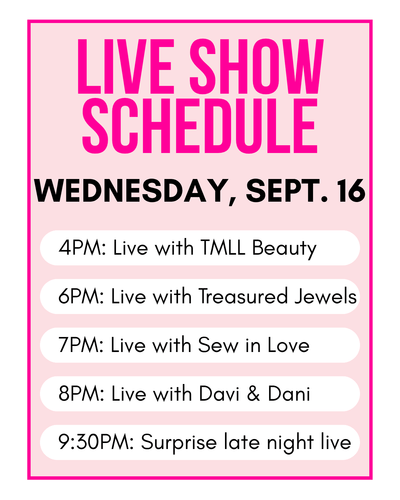 Array LIVE Show Schedule - 2026