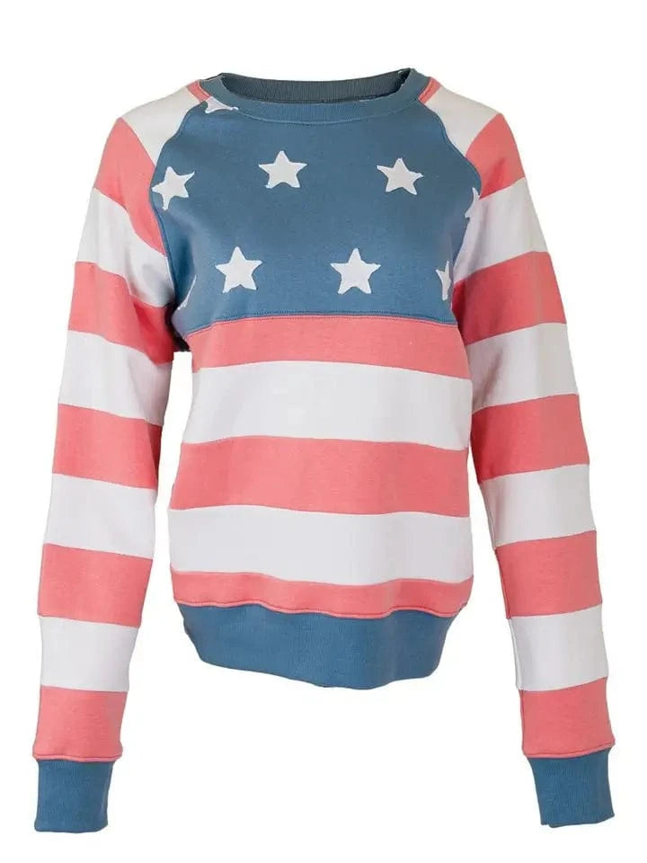 USA Patch Crew Sweatshirt
