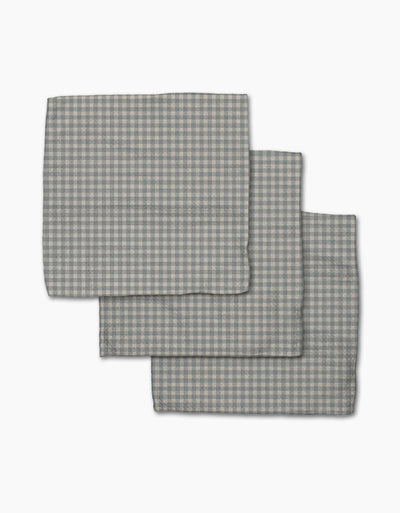 Geometry Tidepool Check Dish Cloth Set