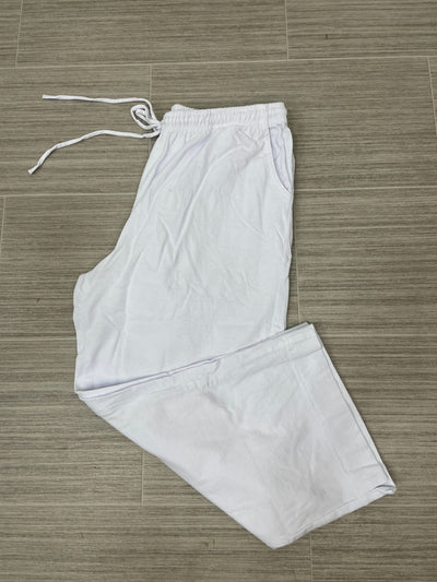 White Texture Pant