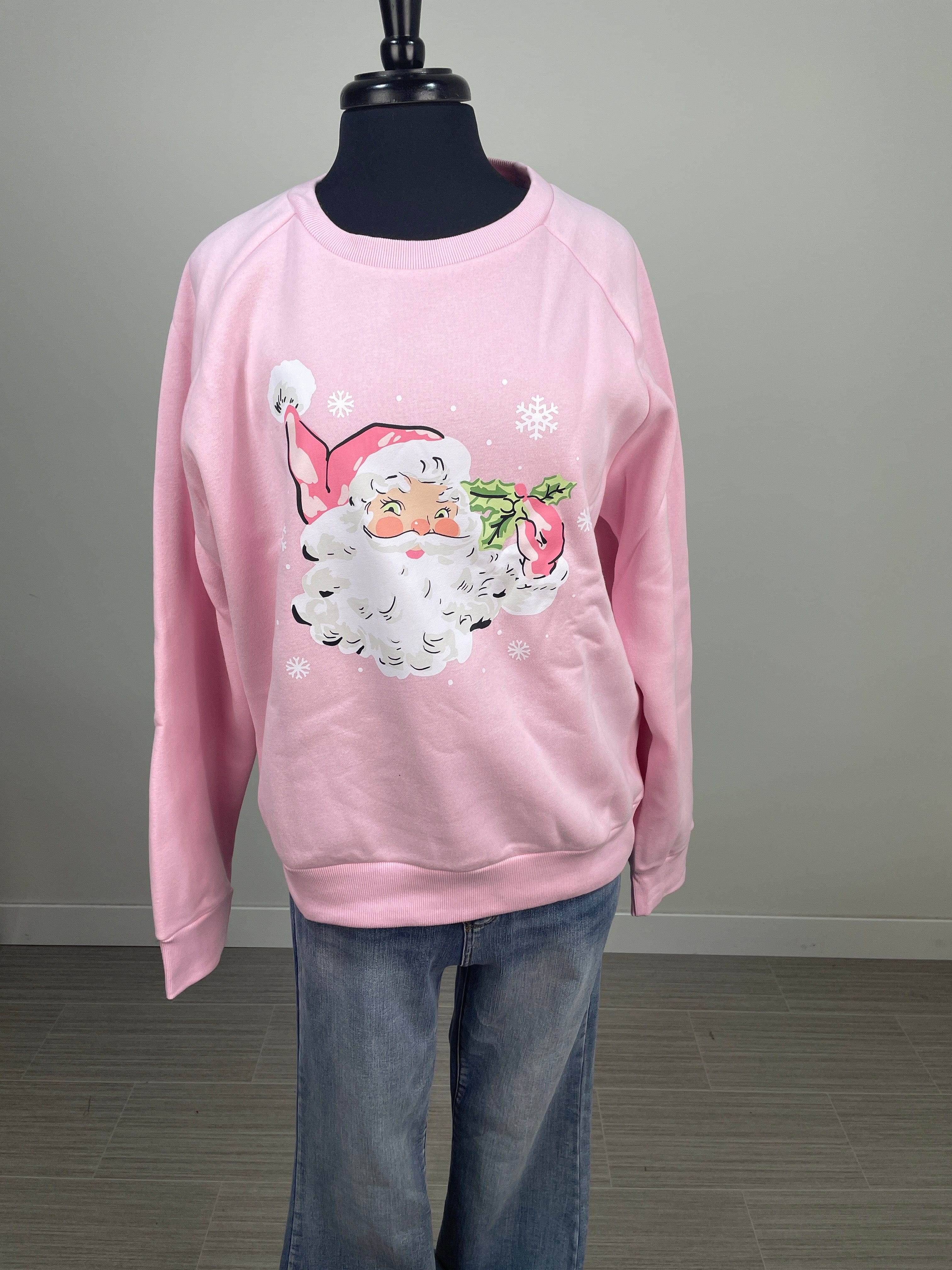 Vintage Blush St. Nick Sweatshirt