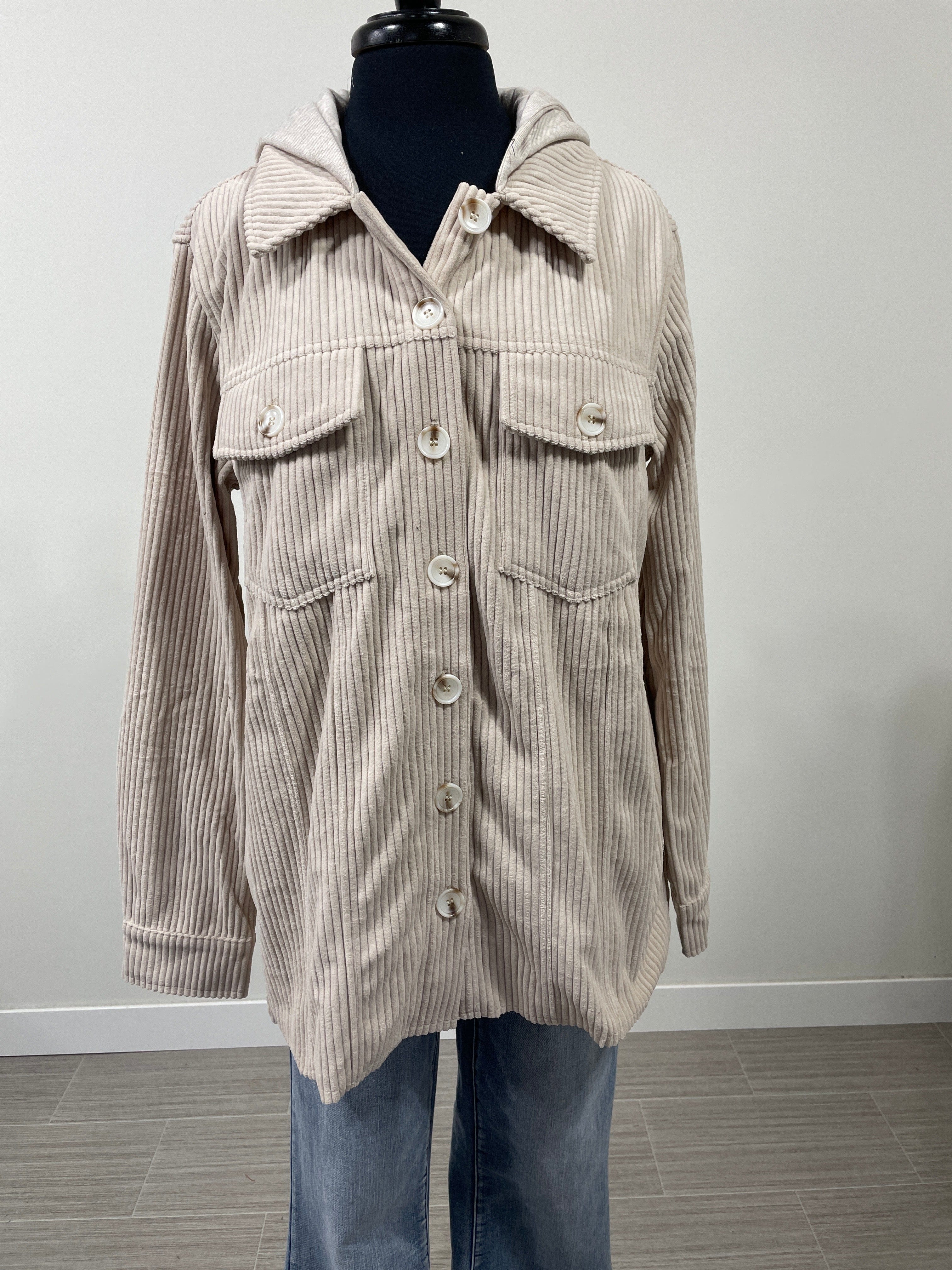 Almond Corduroy Jacket
