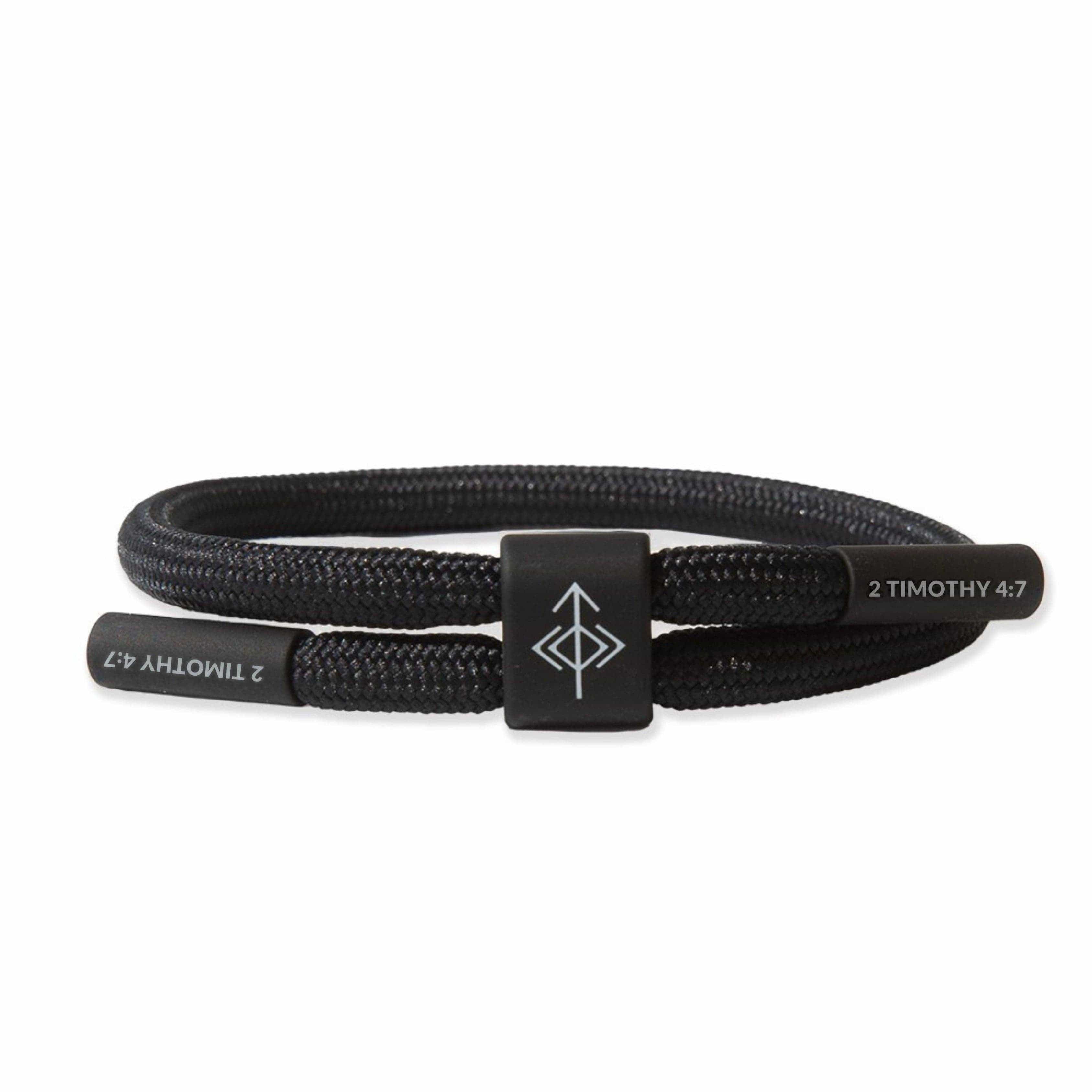 FINISH STRONG, Christian Cord Verse Bracelet