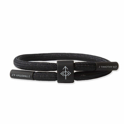 FINISH STRONG, Christian Cord Verse Bracelet