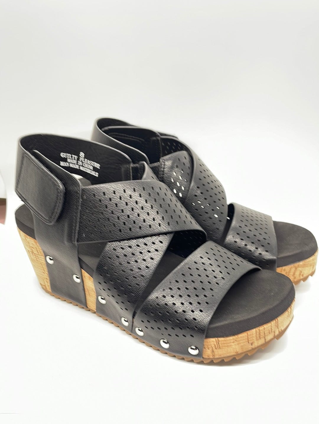 Black Guilty Pleasure Wedge
