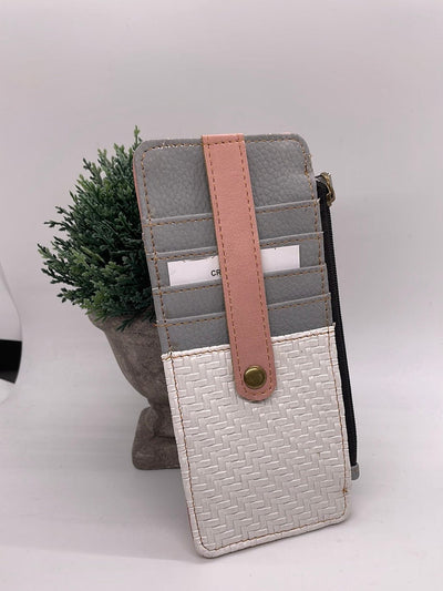 White Amy 5 Star Wallet W/ 5 CC Slots