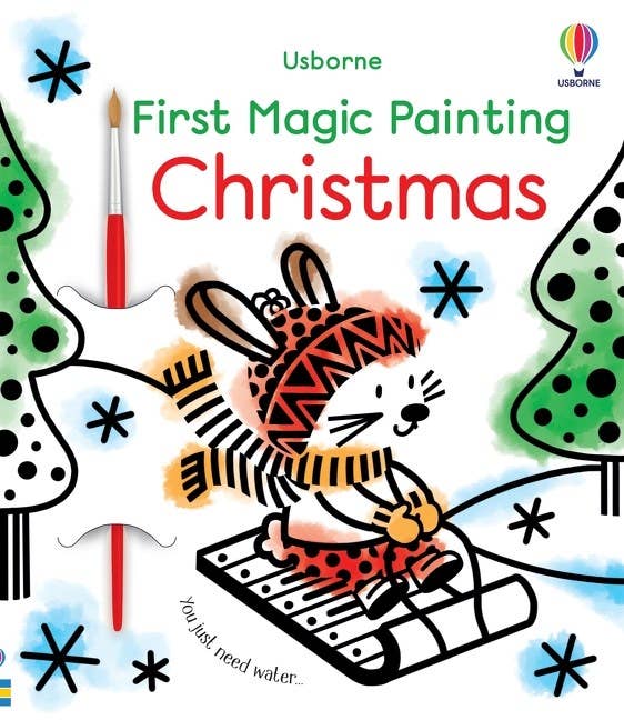 First Magic Painting Christmas : Usborne
