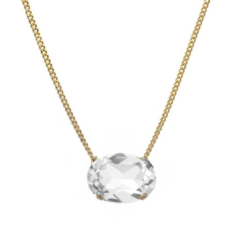Iza Necklace: Clear