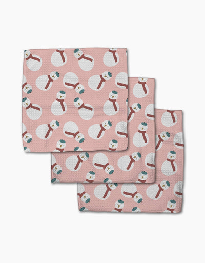 Snowman Dishcloth Set
