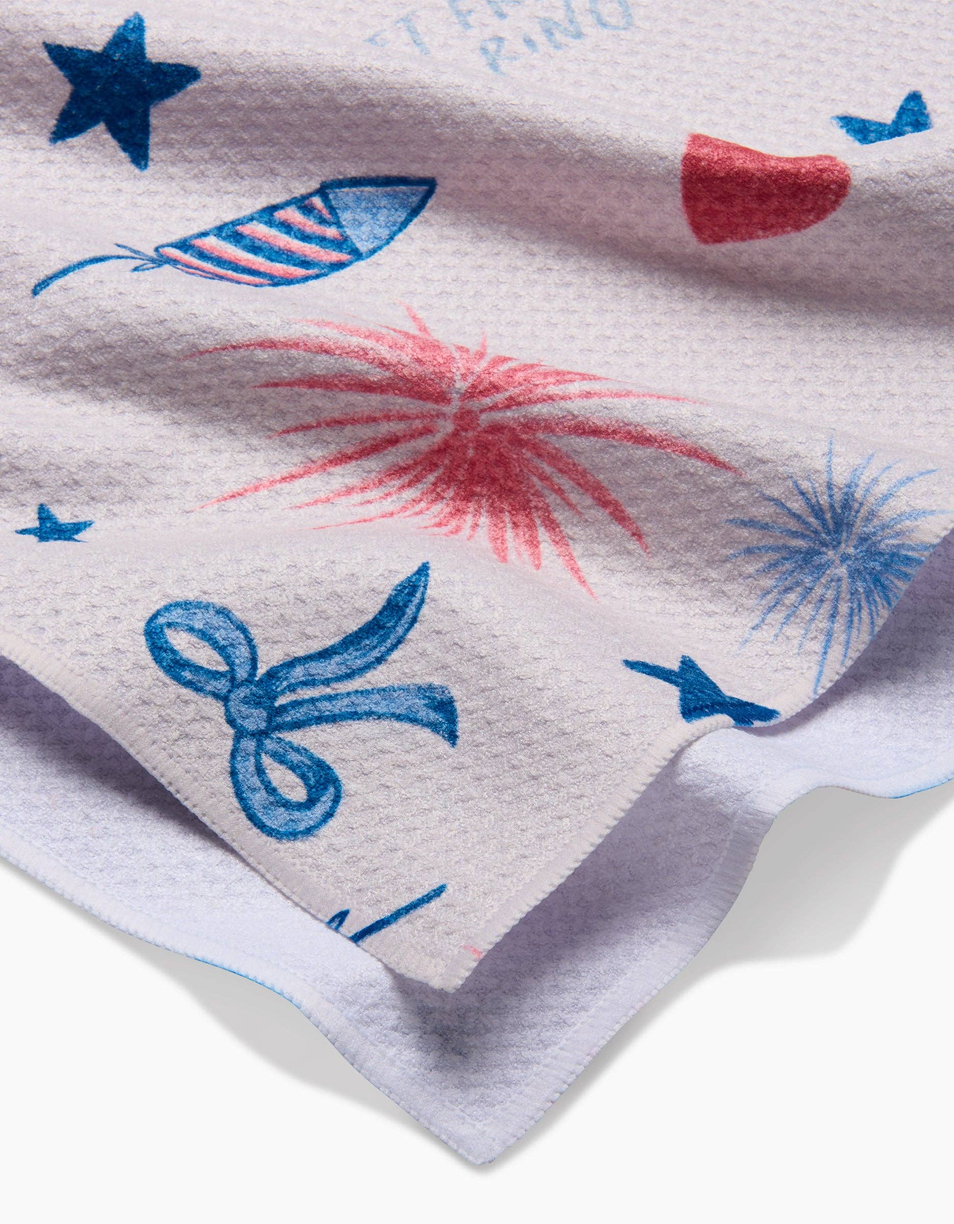 Geometry Freedom Tea Towel