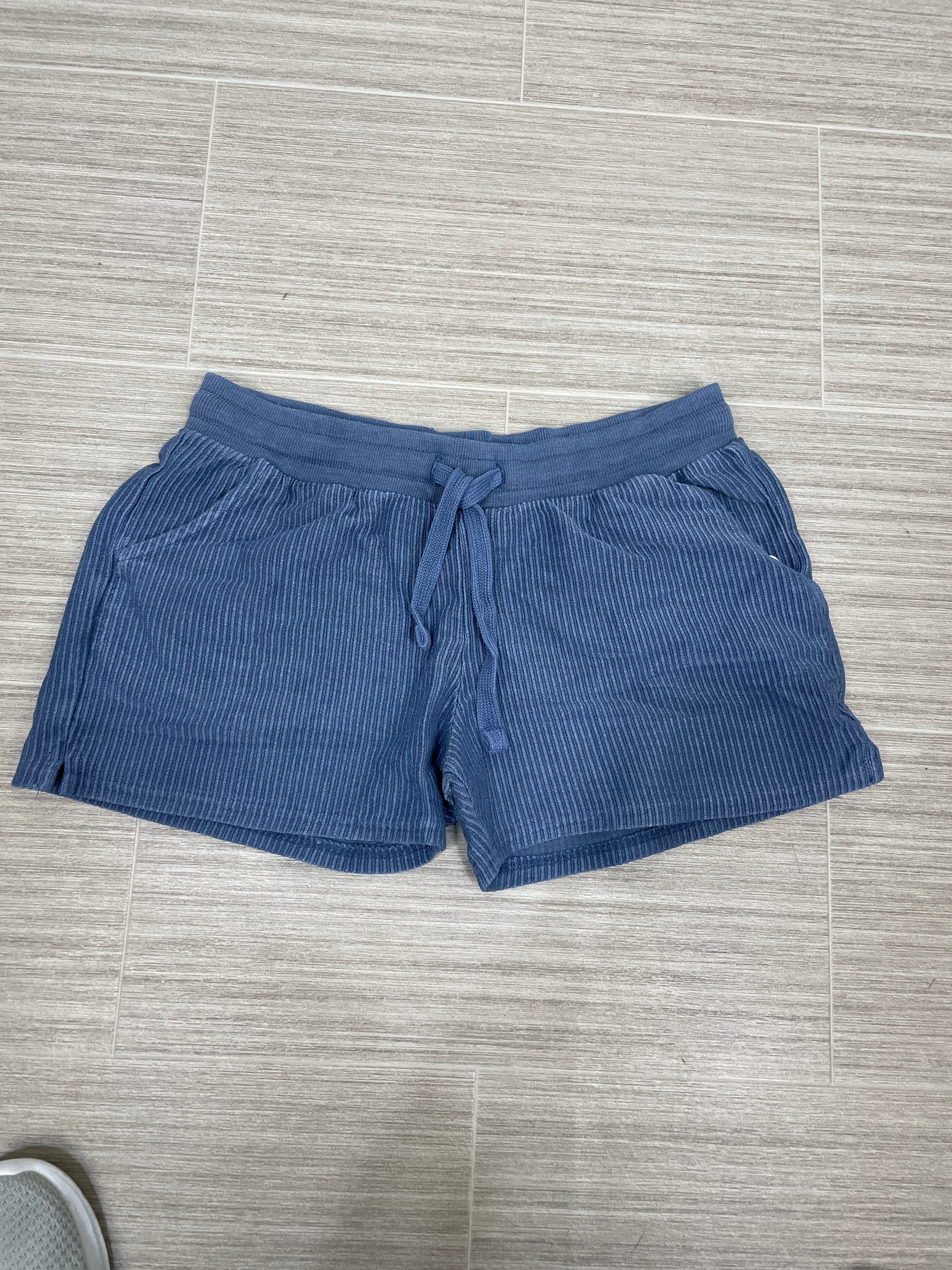Denim Corduroy Shorts