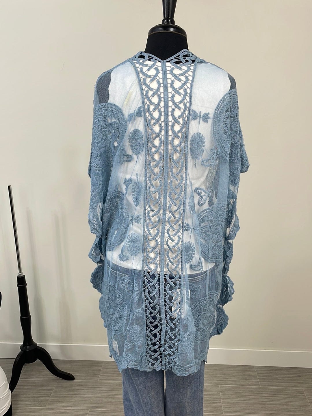 Blue Lace Kimono