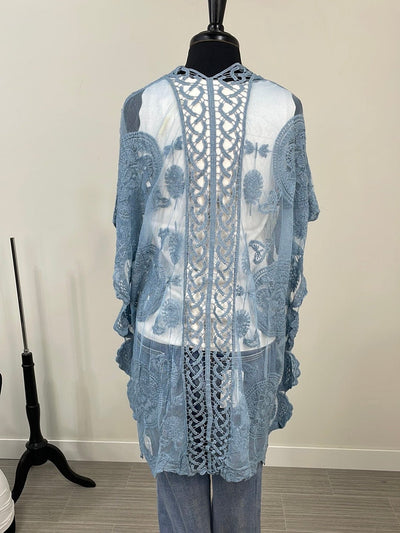 Blue Lace Kimono