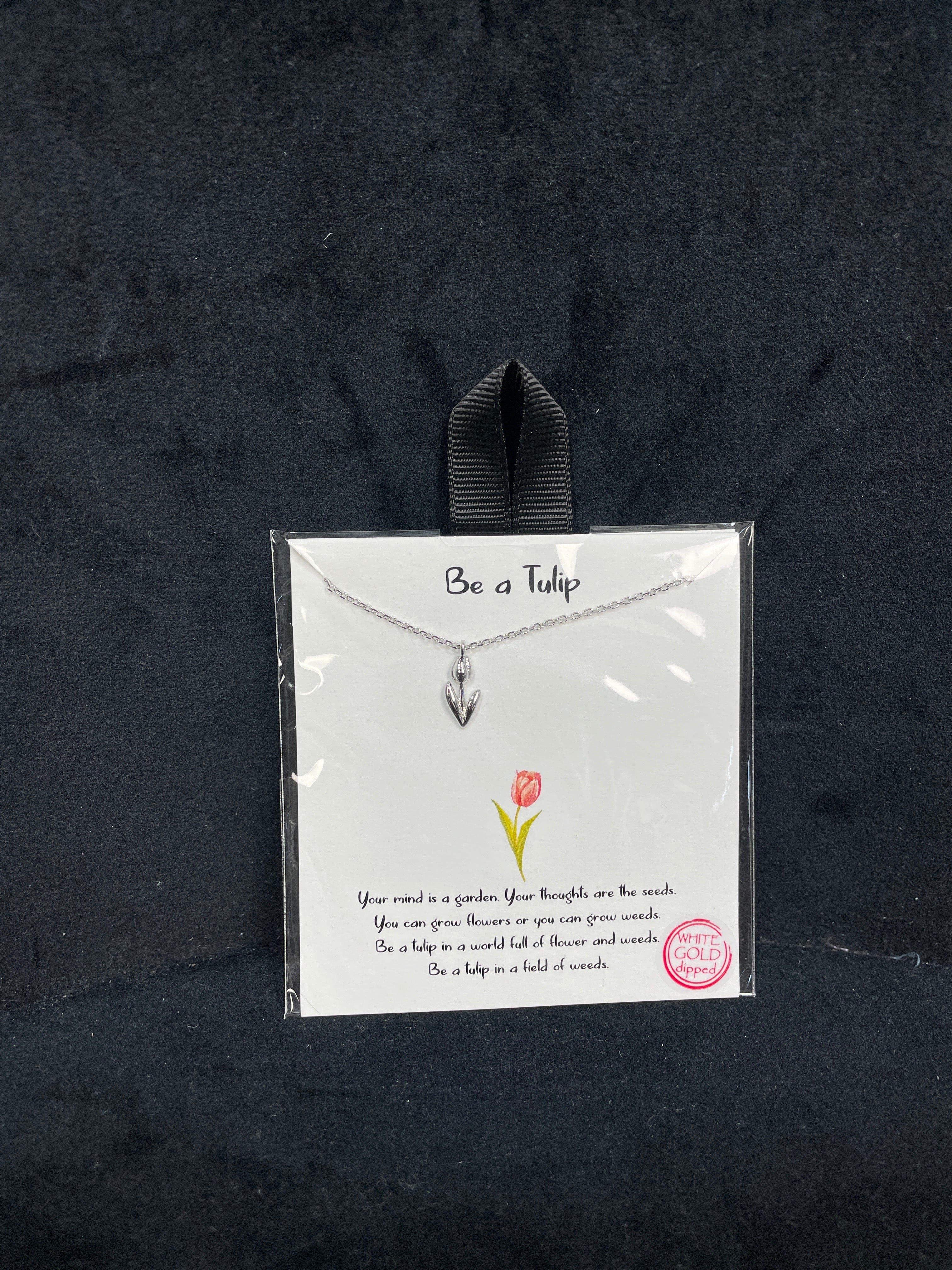 Be A Tulip Necklace - Silver