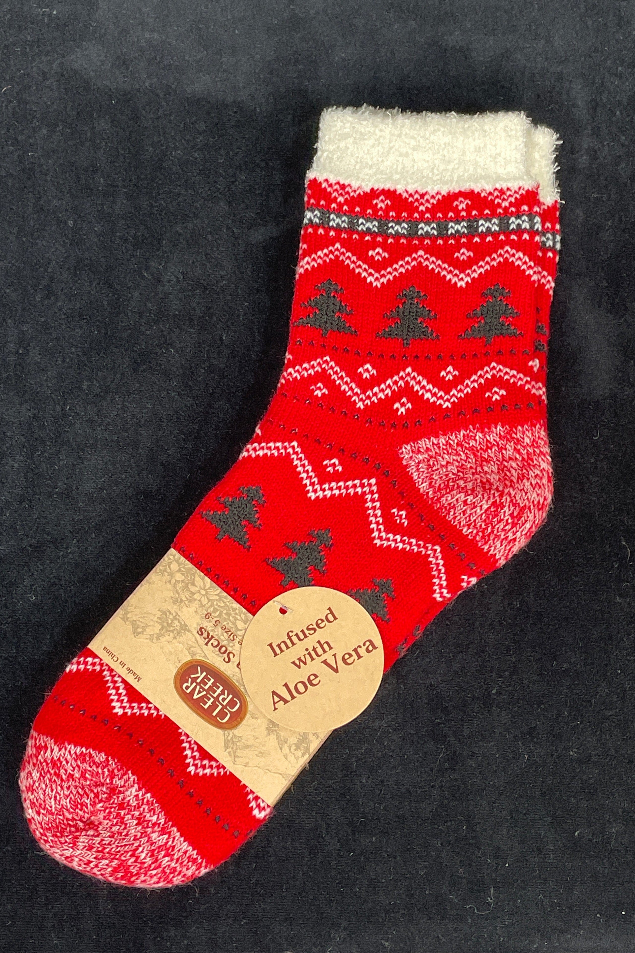 Red Tree Aloe Cabin Sock