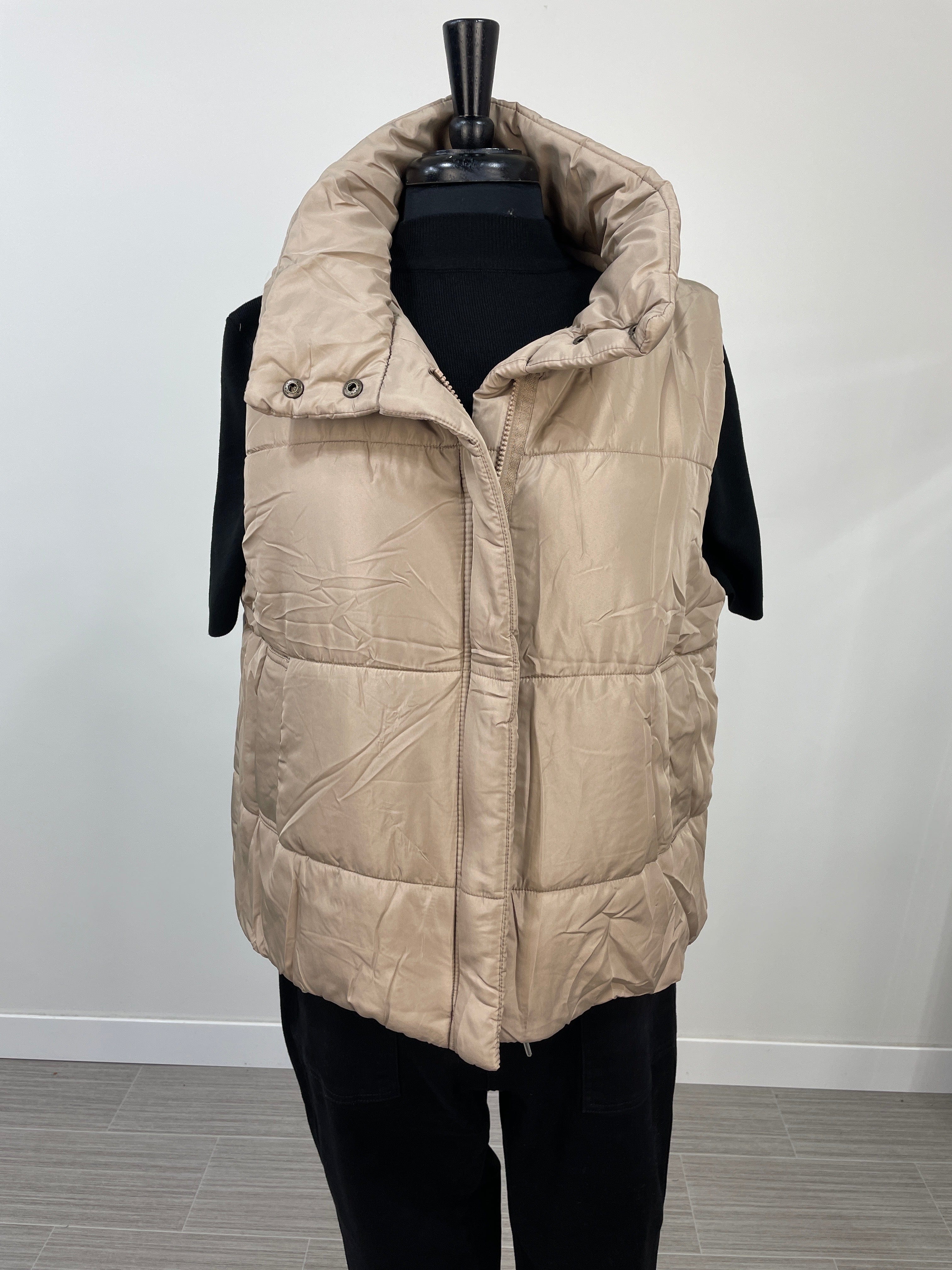 Mocha Puffer Vest