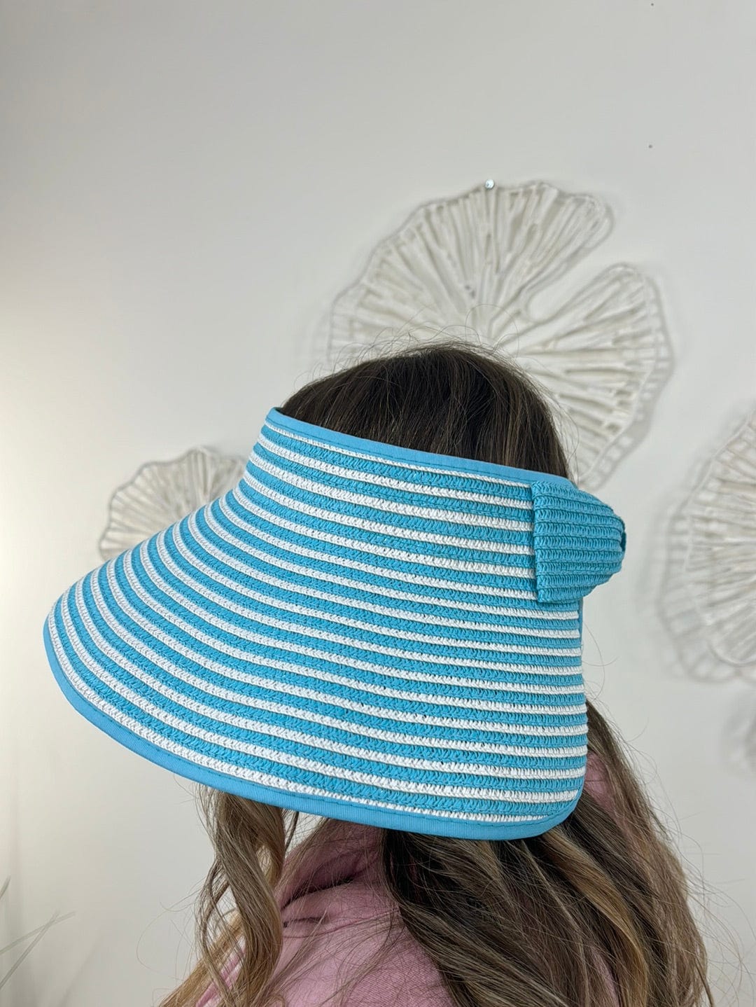 Blue Roll-Up Sunhat