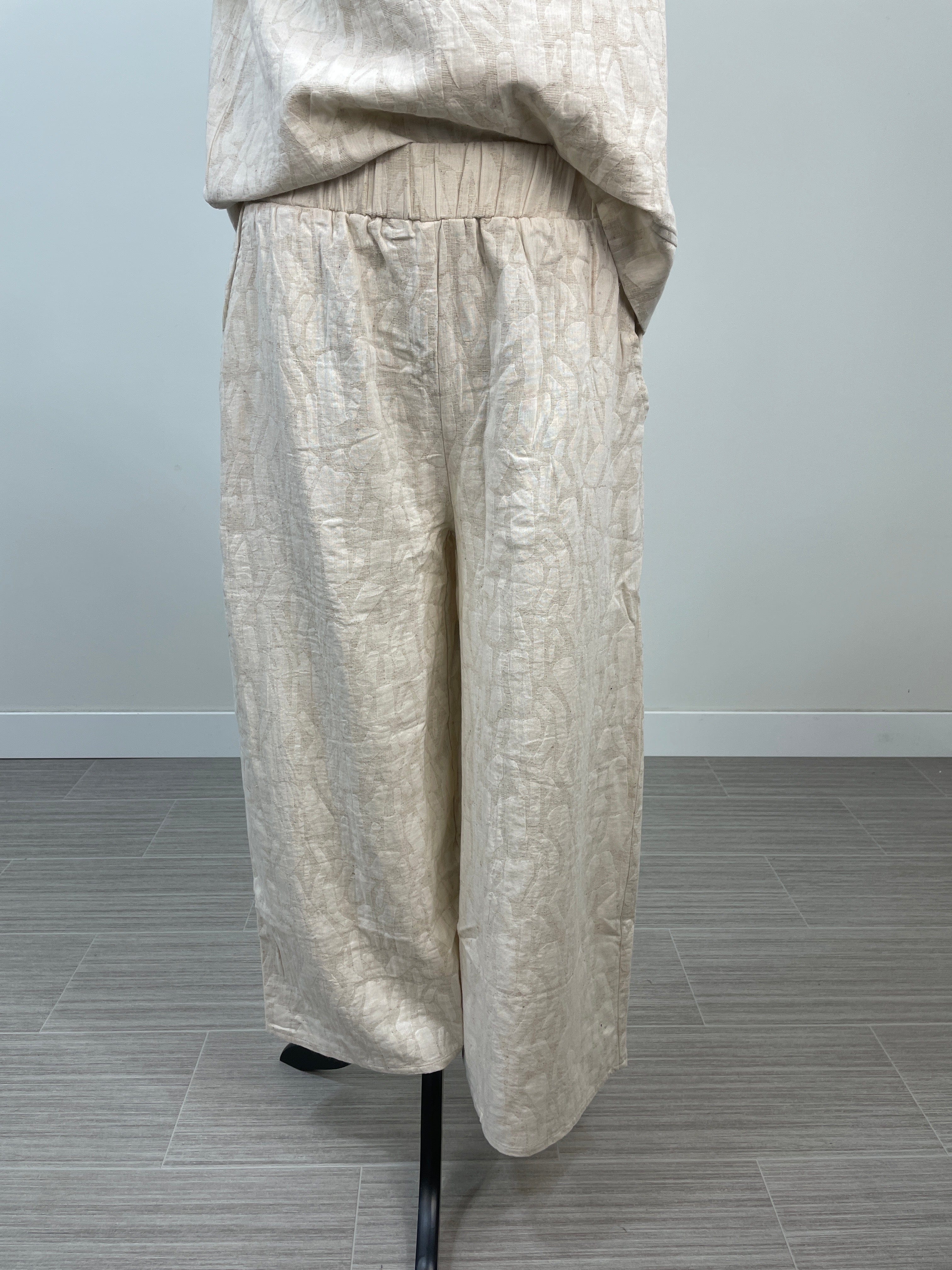 Taupe Linen Lounge Pants