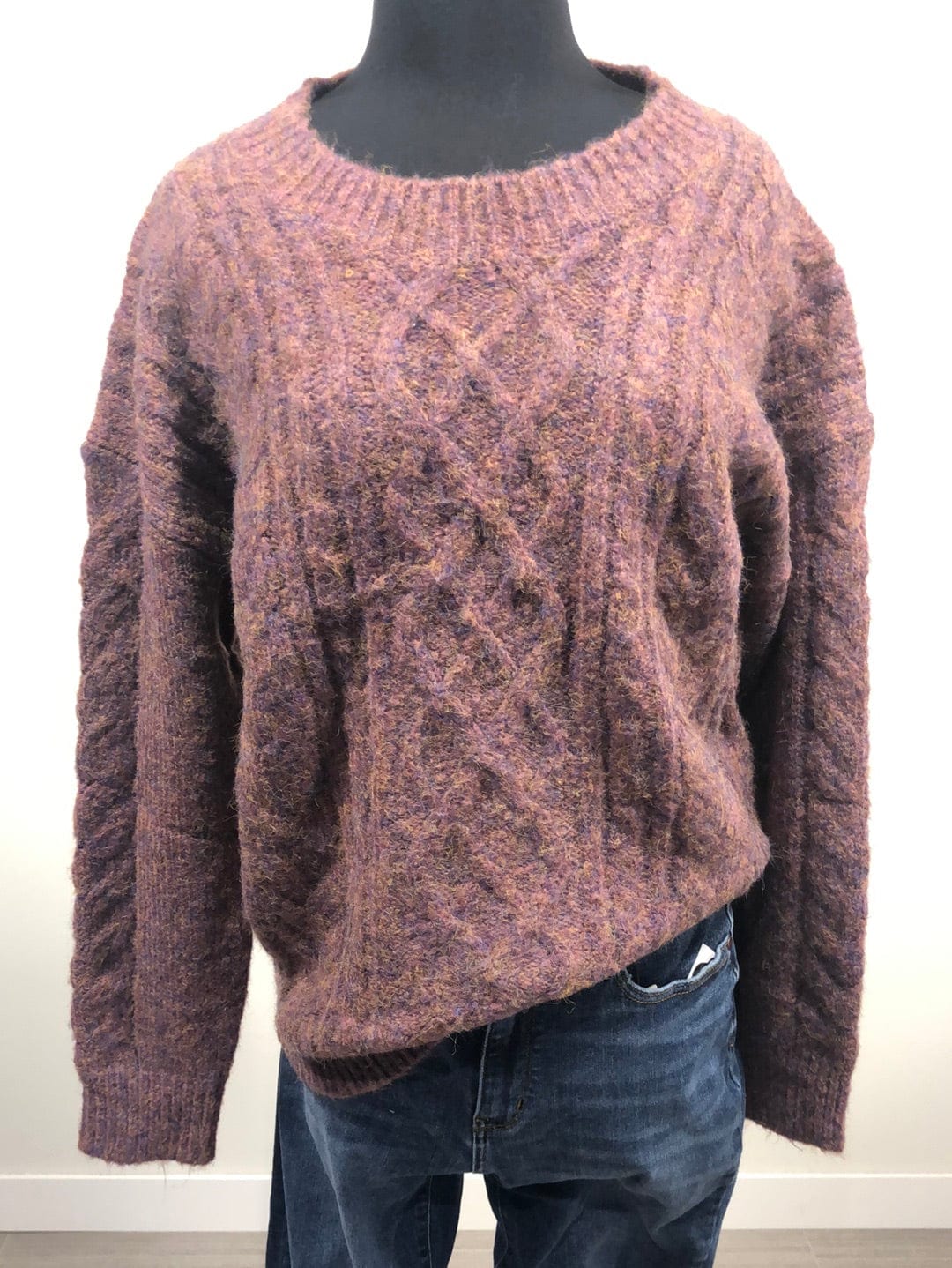 Berry Knit Sweater
