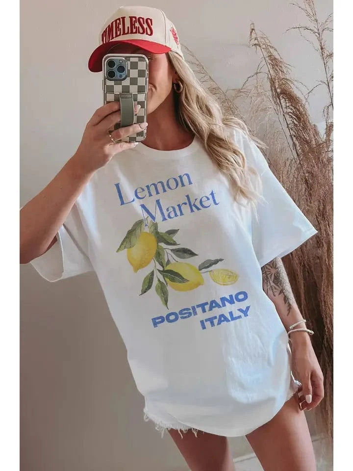 Lemon Market Oversized Tee