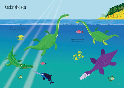 Little First Stickers Dinosaurs : Usborne