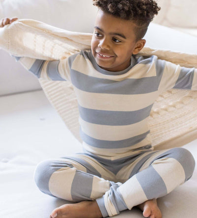 Rugby Stripe Organic Cotton Sleep & Play