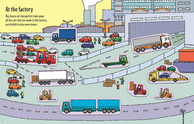First Sticker Book Trucks : Usborne
