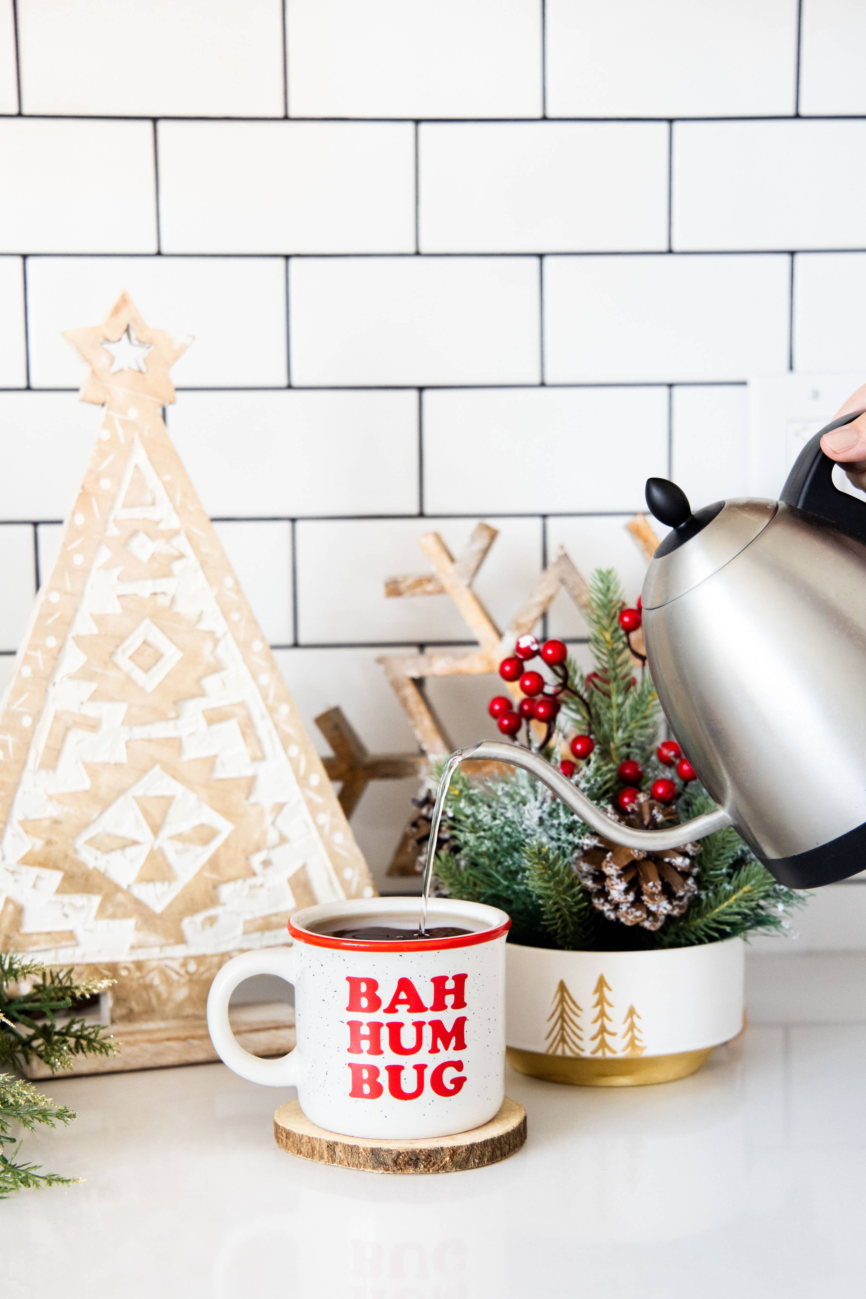 Bah Hum Bug Holiday Camper Mug