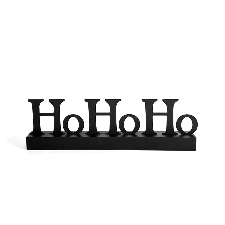 HoHoHo Magnetic Word w/Wood Base