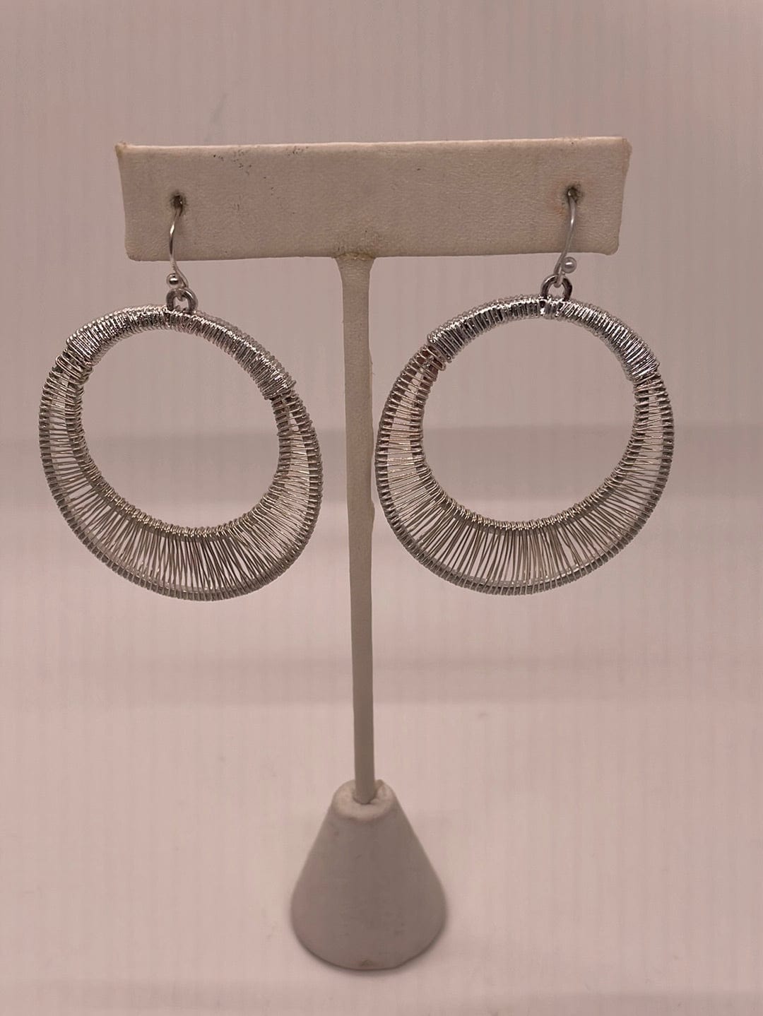 Silver Wired Earring