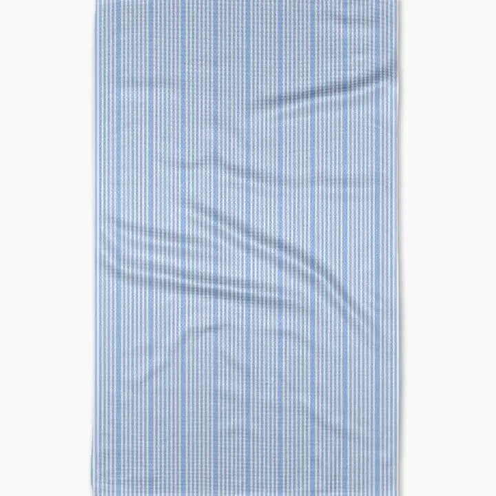 Geometry Soft Summer Blue Tea Towel