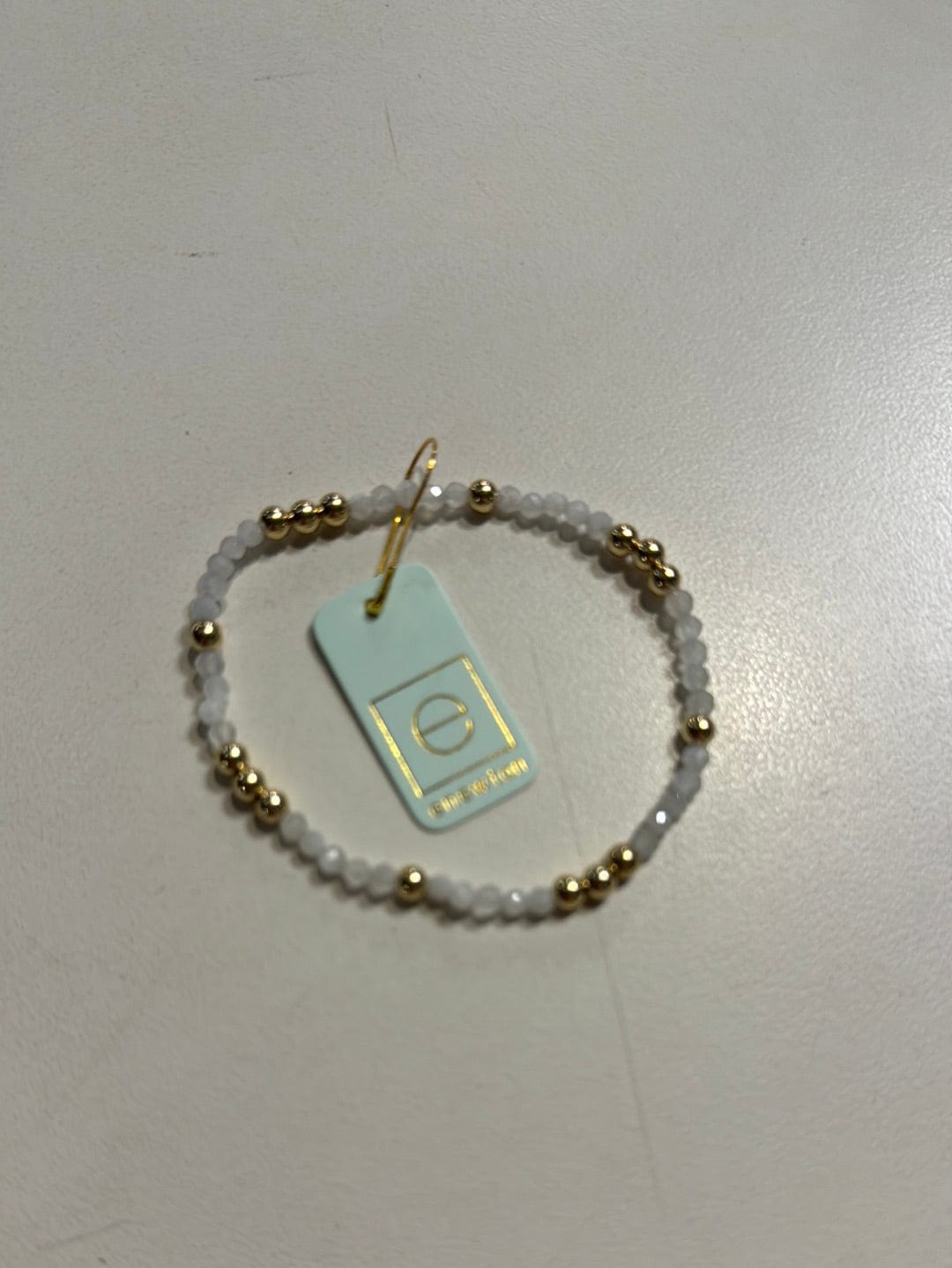 Worthy Pattern 3mm Bracelet - Moonstone