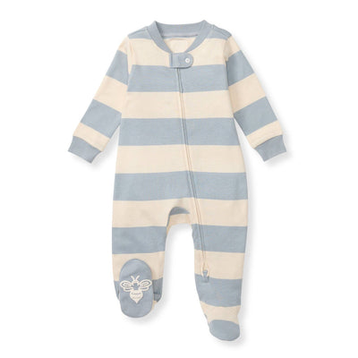 Rugby Stripe Organic Cotton Sleep & Play