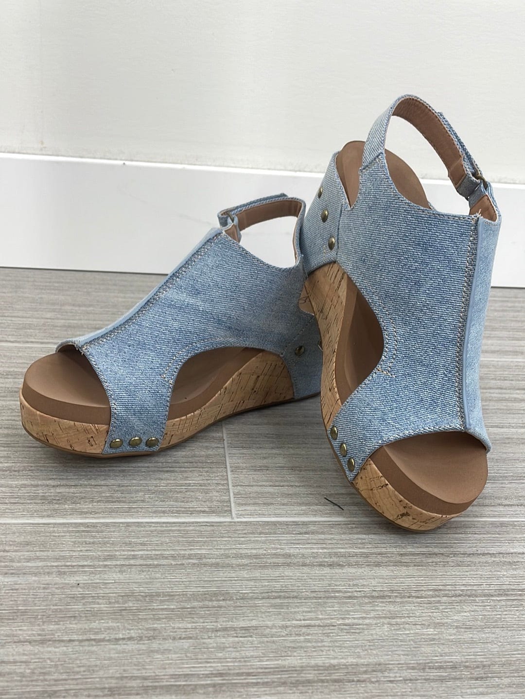 Denim Carley Wedge