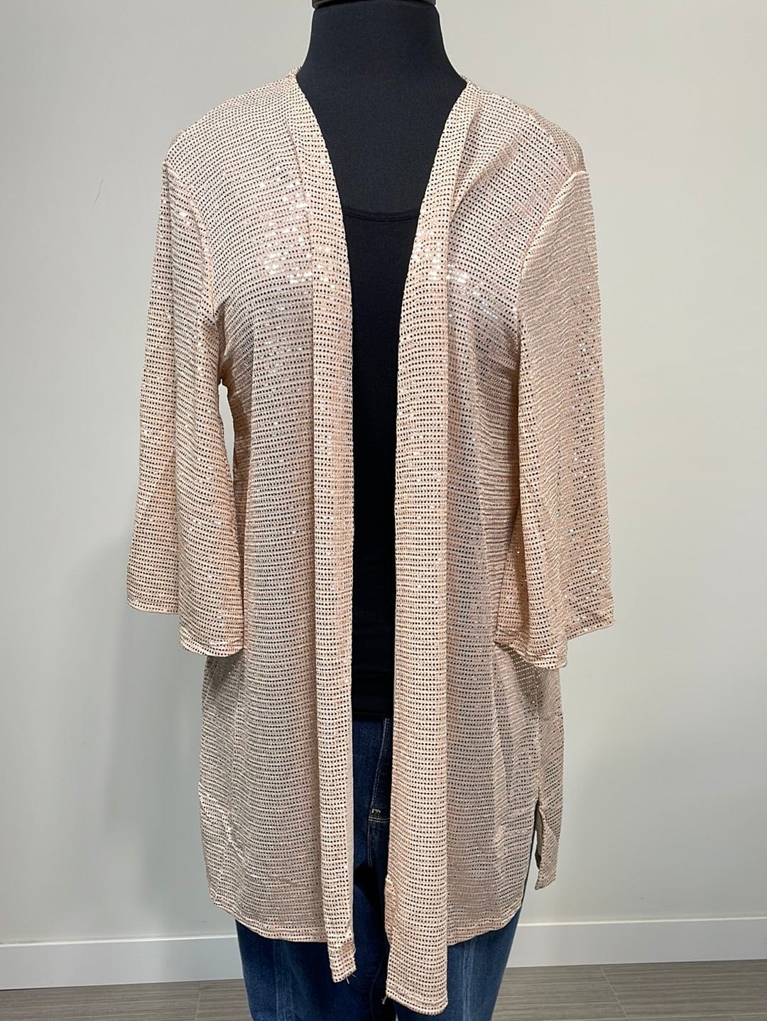 Champagne Sparkly Cardigan