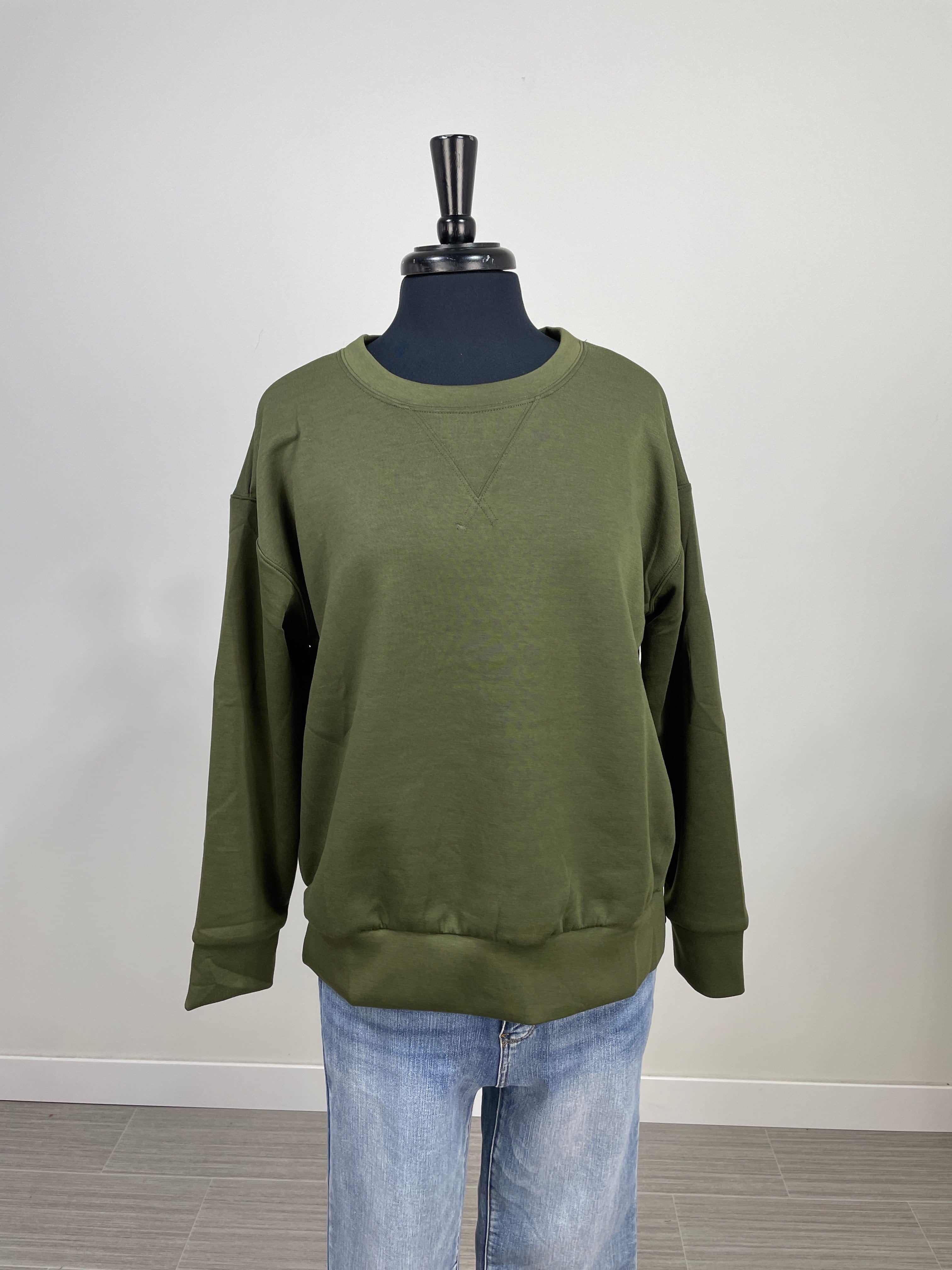 Olive Everyday Pullover