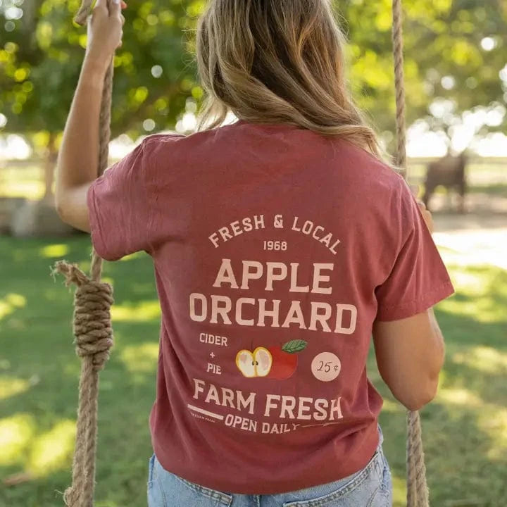 Crimson Apple Farmers Market Tee