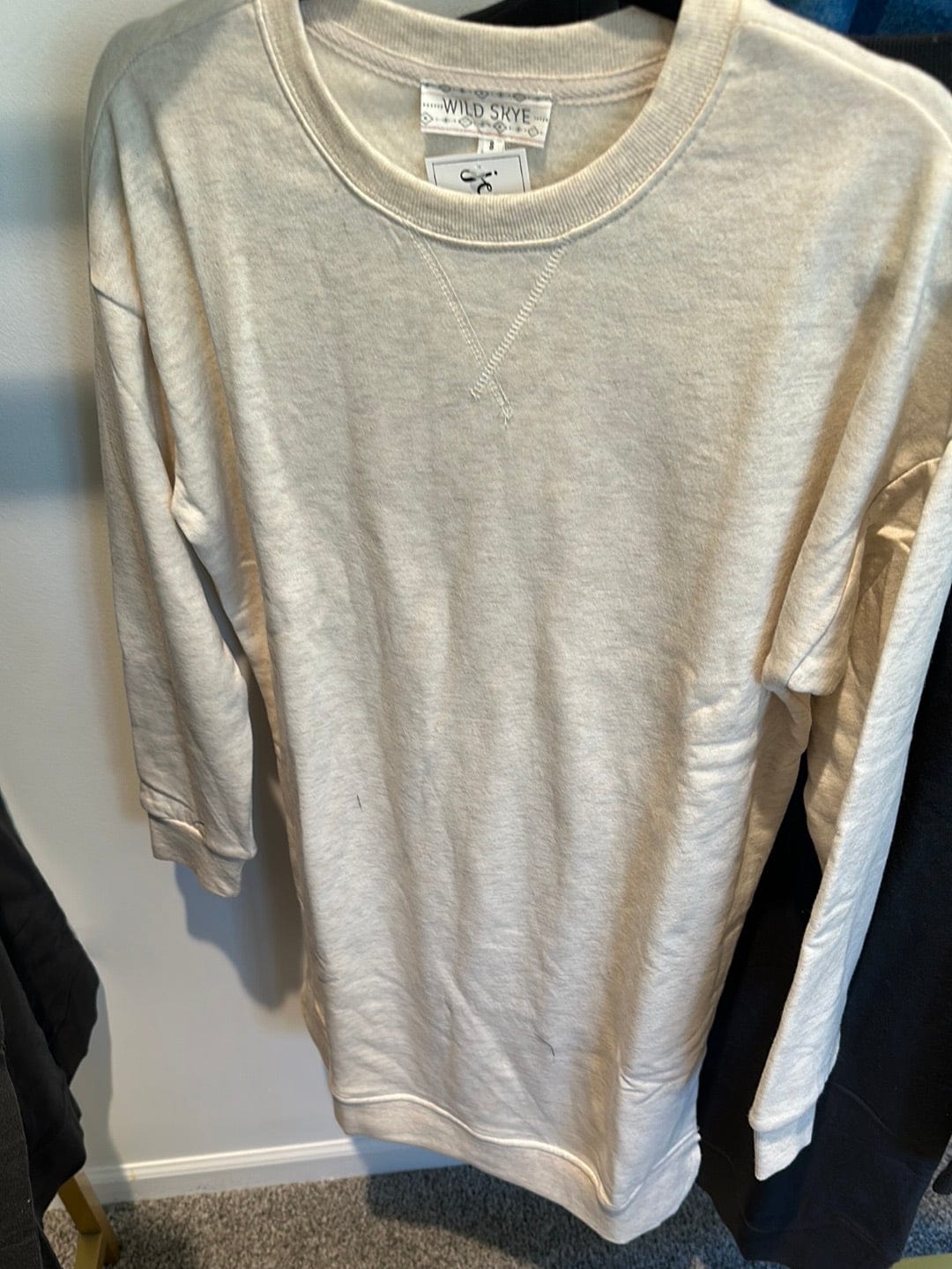 Oatmeal Sweatshirt Dress