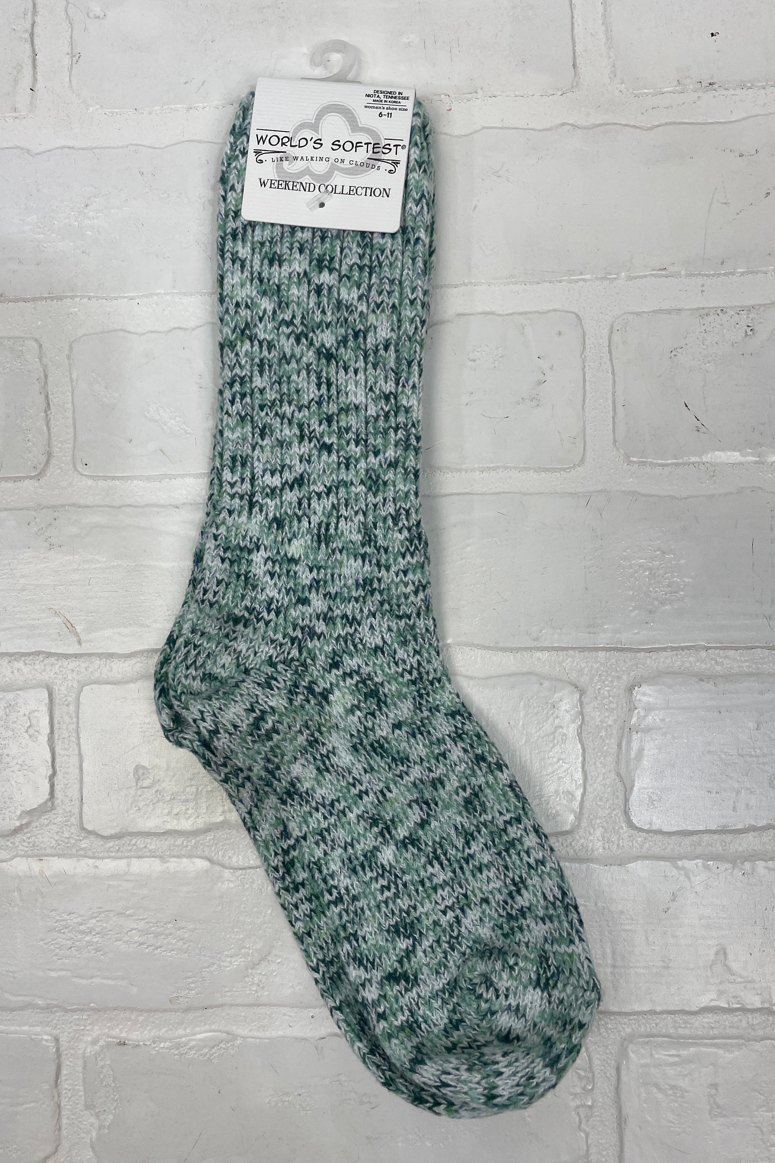 World's Softest Ragg Crew - Spruce