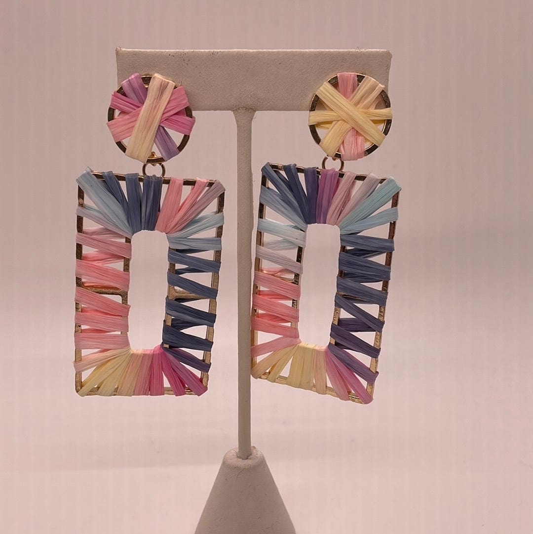 Sunset Rattan Earring