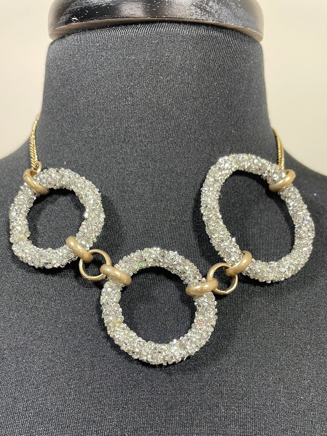 Beaded Hoop Necklace