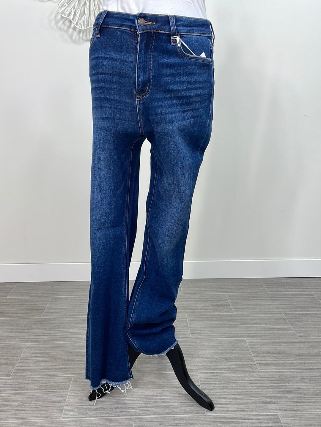Medium Dark High Rise Bootcut Denim