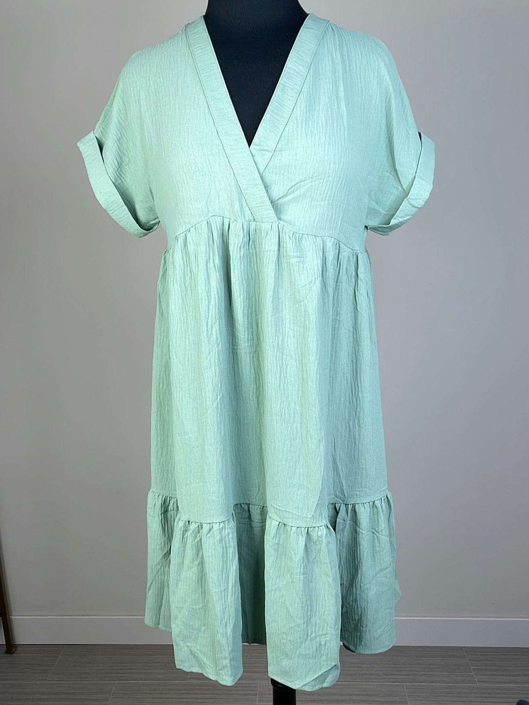 Sage Class Empire Dress