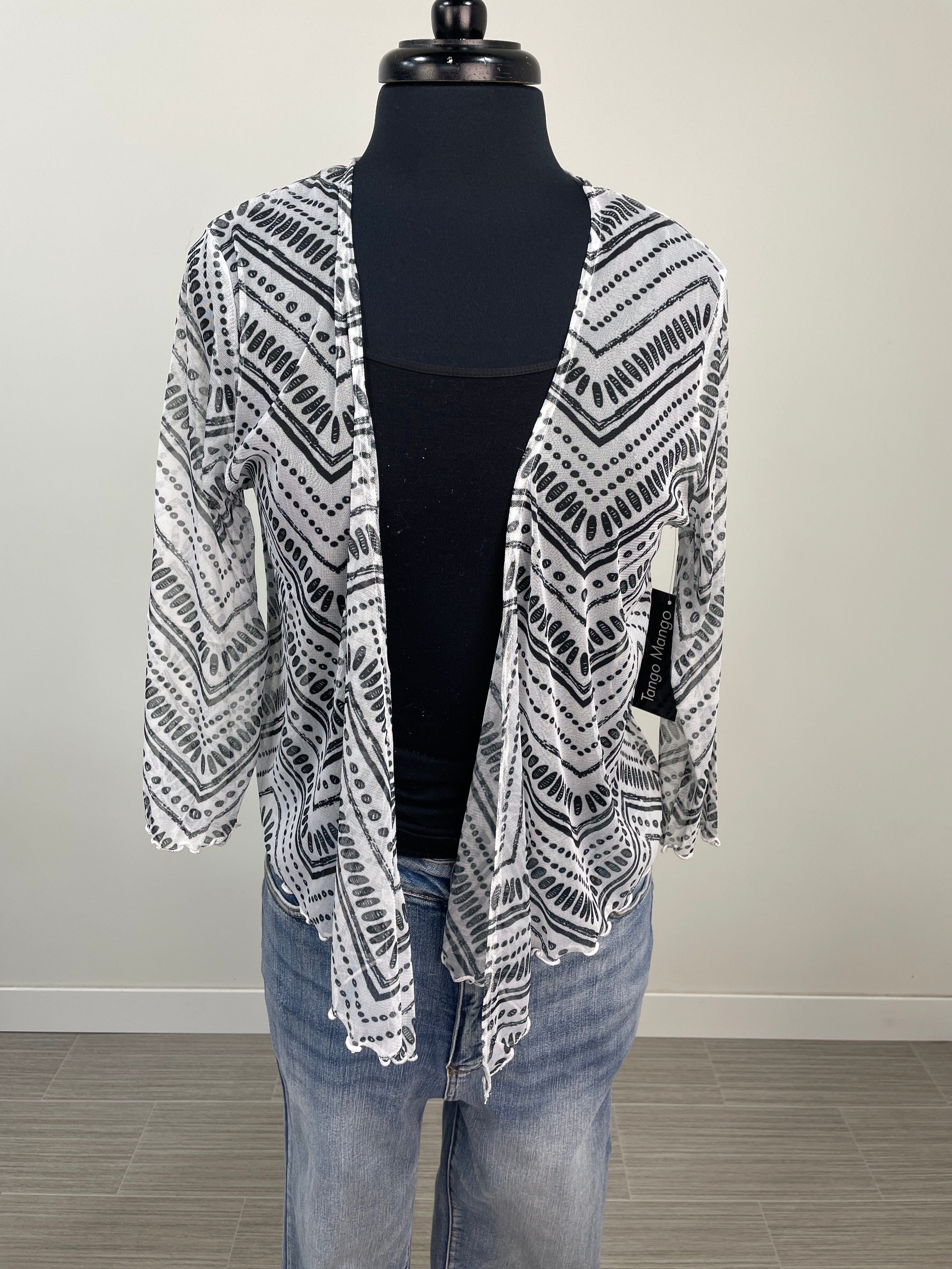 Chevron Spot Bolero