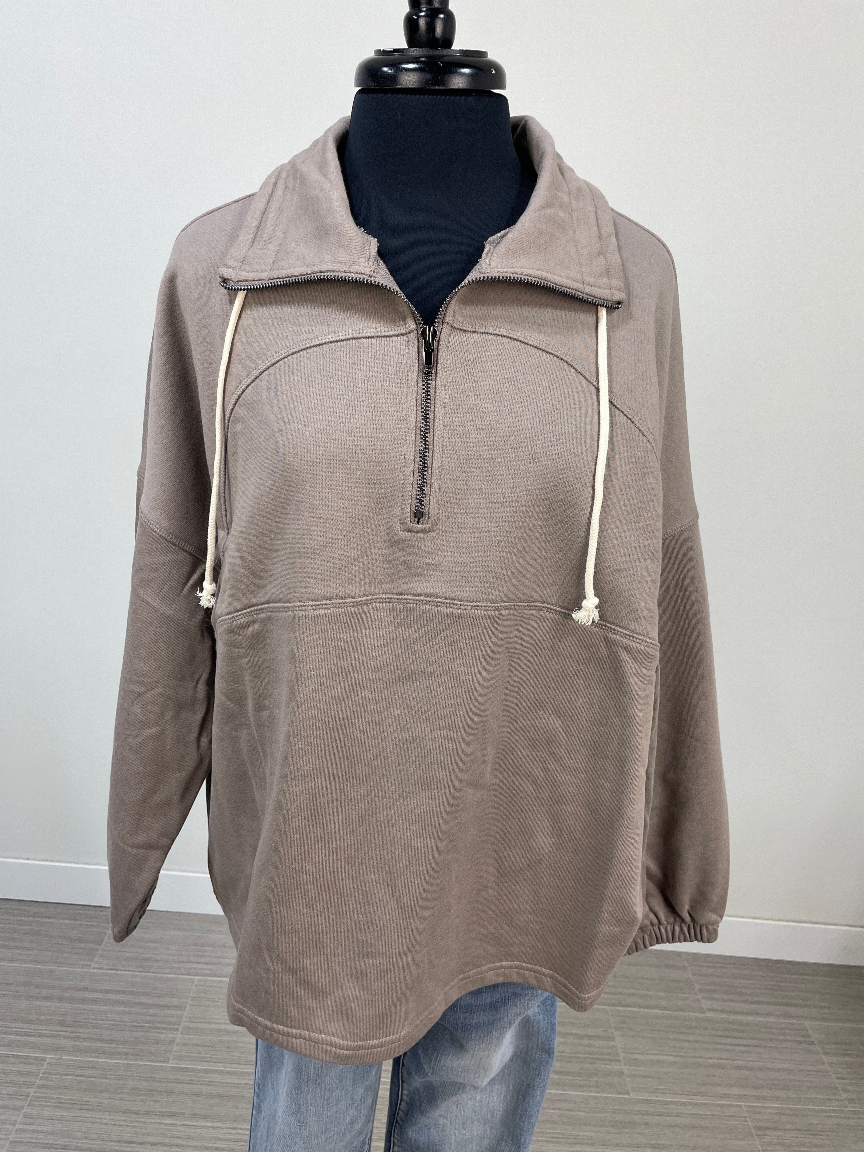 Otter Half Zip Colorblock Popover